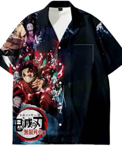 chemise personnages demon slayer
